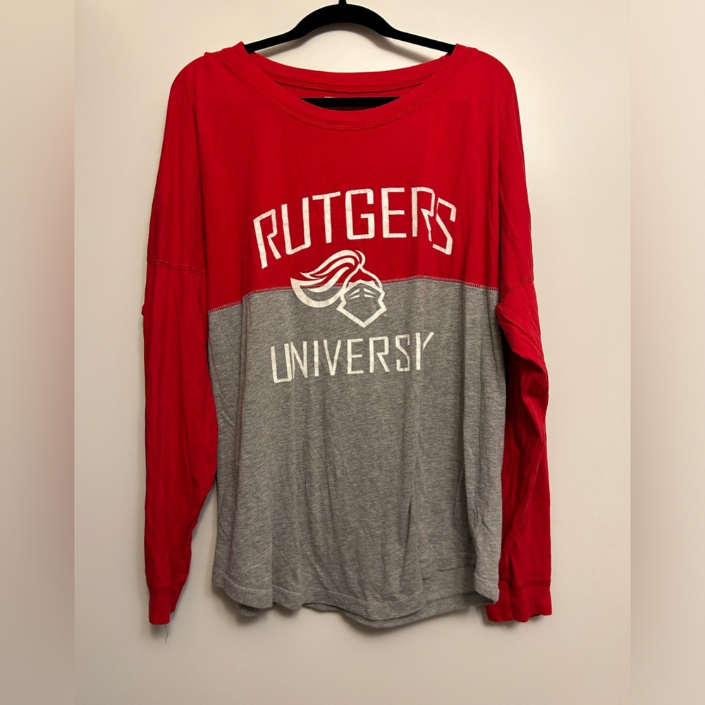 Long sleeve Rutgers university top